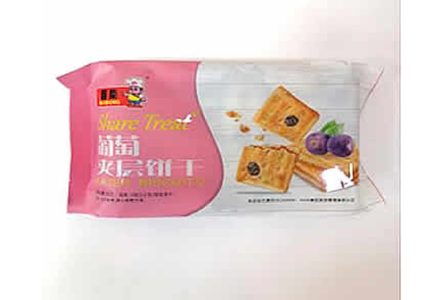 Grape Layer Biscuits (256g) x 12