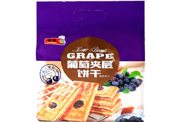 Grape Layer Biscuits (380g) x 12