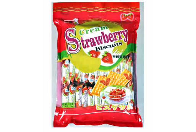 Strawberry Layer Biscuits (500g) x 10 1