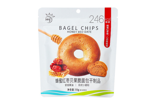 JIUR Honey Red Date Bagel Chips (55g) x 20