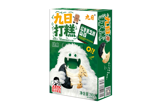 JIUR Red Ginseng Black Sesame Yam Soft Cookie (90g) x 18