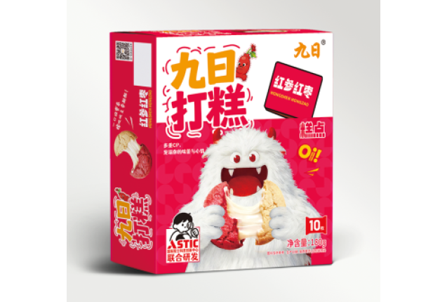 JIUR Red Ginseng Red Date Soft Cookie (180g) x 12