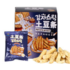 JIUR Sea Salt & Black Pepper Potato Sticks (80g) x 16