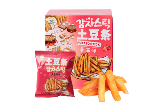 JIUR Tomato Flavored Potato Sticks (80g) x 16 1