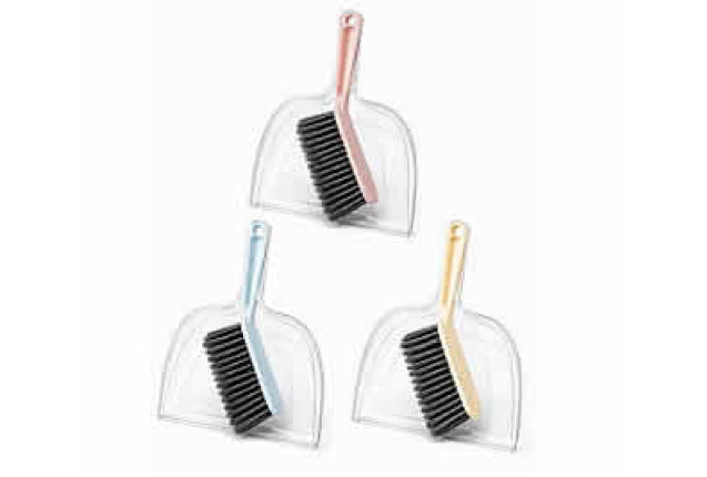 Pastel Mini Dustpan and Brush Set (Model 5877) x 60