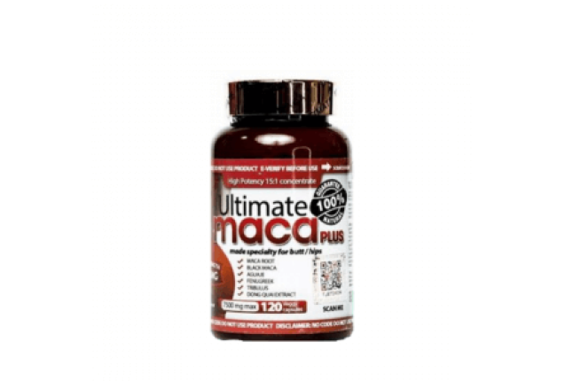 Ultimate Maca 7500mg For Bigger Butt and Hips 120 Capsules – NEW!