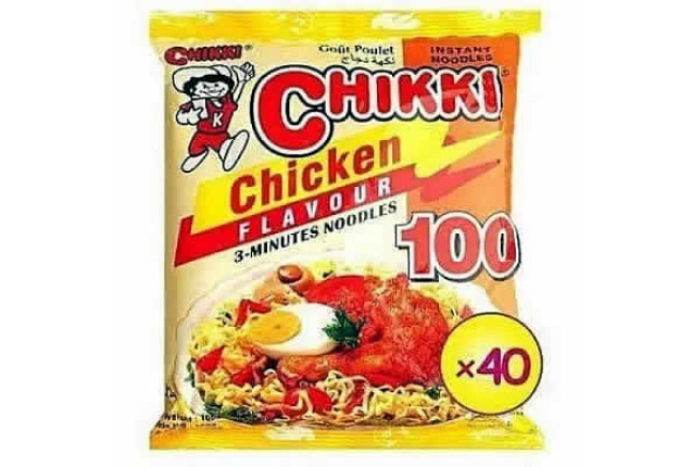 ‎Chikki Chicken Flavor Noodles (100g) x 40