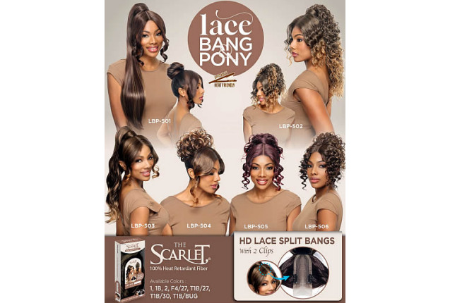 Lace Bang and Pony (LBP-501 | LBP-502 | LBP-503 | LBP-504 | LBP-505 | LBP-506)