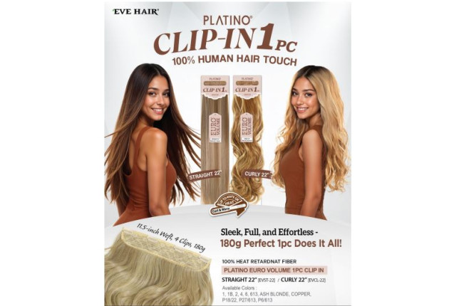 Platino Clip-in 1PC - 100% Human Hair Touch