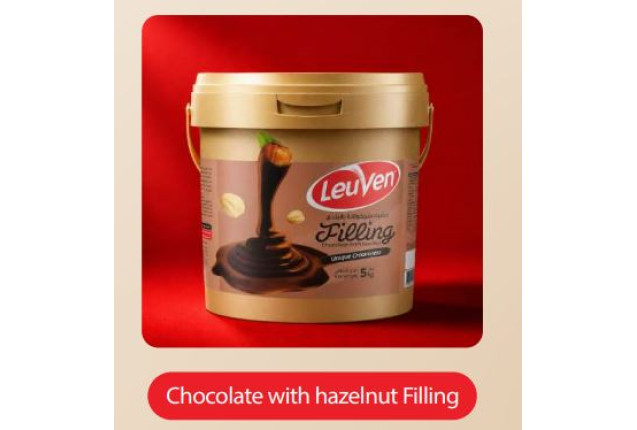 Chocolate with hazelnut Filling (1 kg) - 10 Buckets/Carton