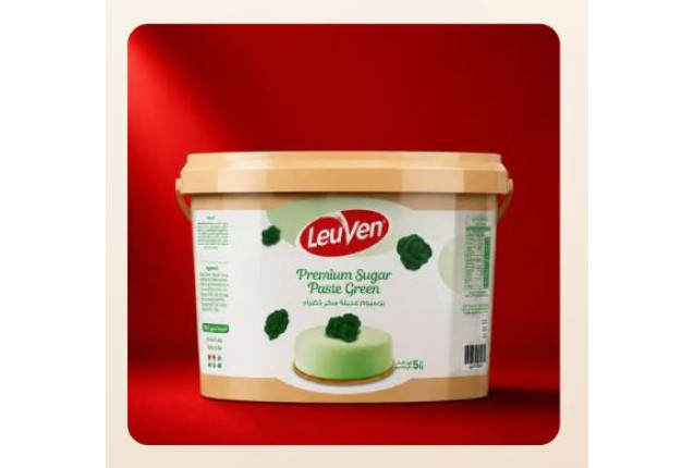 Premium Sugar Paste Green (5 kg) - 4 Buckets/Carton