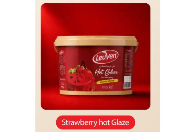 Strawberry Hot Glaze (5kg) - 4 Buckets/Carton