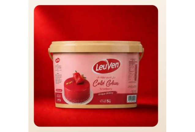Strawberry Cold Glaze (1kg) - 10 Buckets/Carton