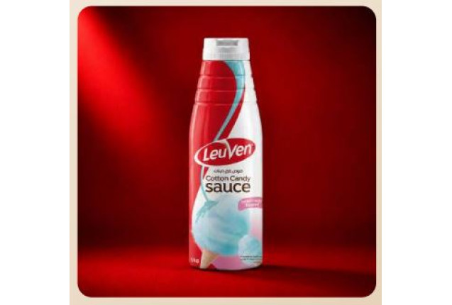 Leuven Cotton Candy Sauce | 12 Bottles/Carton (1.0kg)