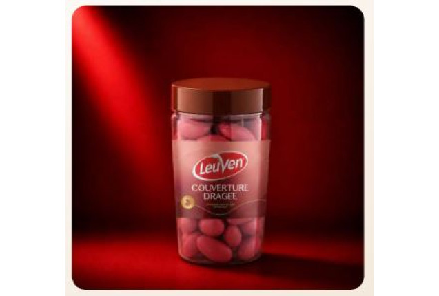 LeuVen Couverture Dragee Strawberry (250gm)
