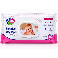 All Day Baby Wipes Pink | 120 pcs (20 Cartons) 1