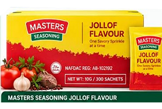 Masters Seasoning - Jollof Flavour (10g Satchet) x 300