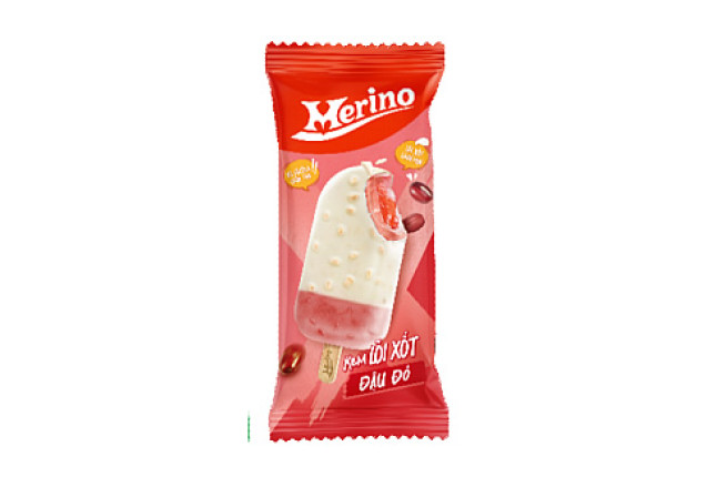 Merino Ice Cream Stick X Plus Red Bean With Sauce (60g) x 30