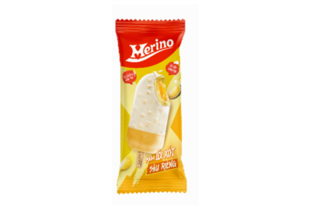 Merino Ice Cream Stick X Plus Durian With Sauce (60g) x 30