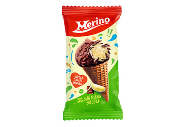 Merino Super Teen Ice Cream Cone Chocolate (60g) x 25