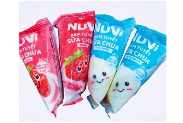 Nuvi Frozen Yogurt Strawberry Flavour (40g) x 55