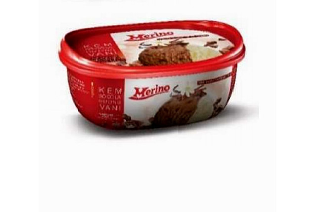 Merino Ice Cream Tub Chocolate & Vanilla (900ml) x 6 1