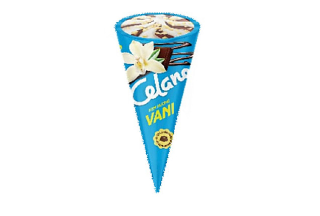 Celano Ice Cream Cone Vanilla Strawberry (66g) x 20