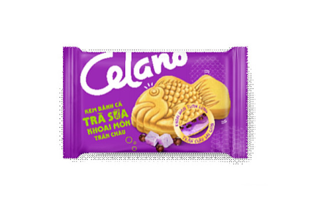 Celano Taiyaki Ice Cream Konjac Pearl Taro Milk Tea (100ml) x 18