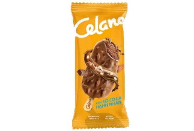 Celano Ice Cream Stick Chocolate Almond (53g) x 20