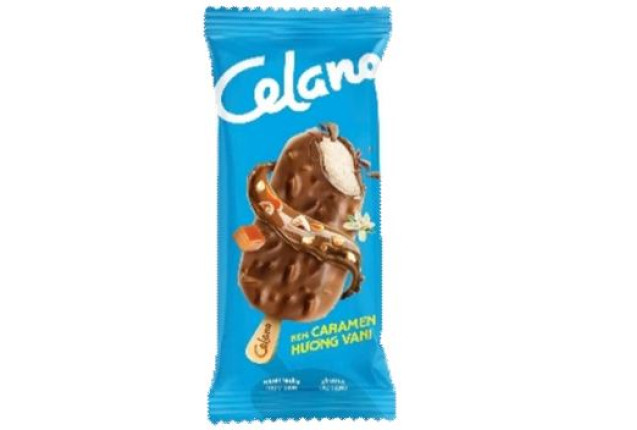 Celano Ice Cream Stick Vanilla Caramel (53g) x 20