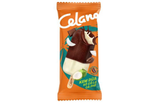 Celano Coconut Chocolate Coffee Ice Cream (75g) x 20