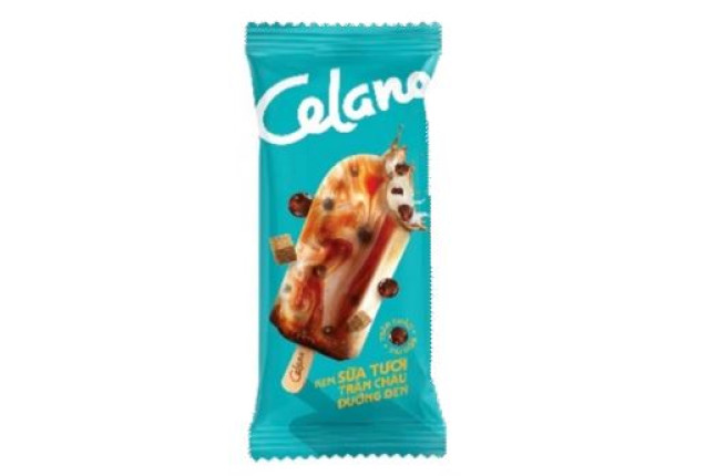 Celano Ice Cream Stick Brown Sugar Konjac Pearl Fresh Milk (65g) x 18