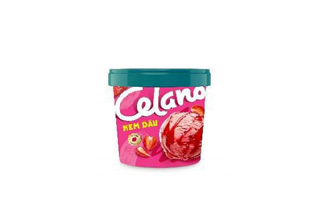 Celano Ice Cream Cup Strawberry (65g) x 12