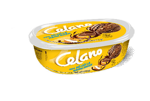 Celano Ice Cream Tub Chocolate Almond (400ml) x 6