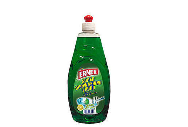 Ernet Dishwashing Liquid Lemon - EU (750 ml) x 8