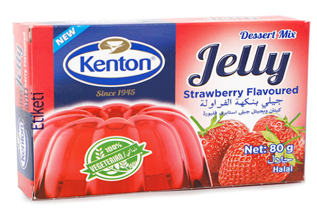 Kenton Vegetal Jelly Strawberry Flavoured (80 g) x 24