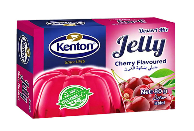 Kenton Vegetal Jelly Cherry Flavoured (80 g) x 24