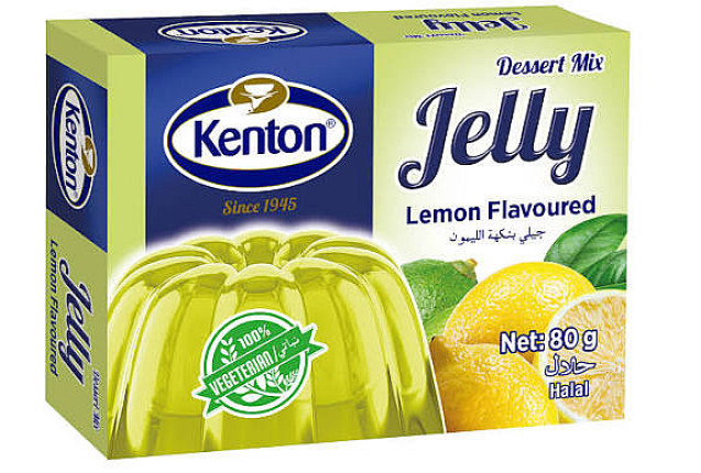 Kenton Vegetal Jelly Lemon Flavoured (80 g) x 24