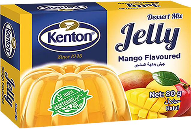 Kenton Vegetal Jelly Mango Flavoured (80 g) x 24