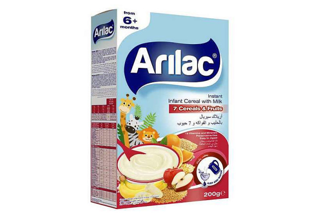 Arılac Infant Cereal with Milk 7 Cereals (200 g) x 12