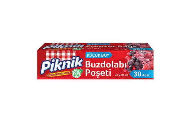 Piknik Freezer Bags | Small Sıze - 20 x 30 cm (30 pcs) x 48