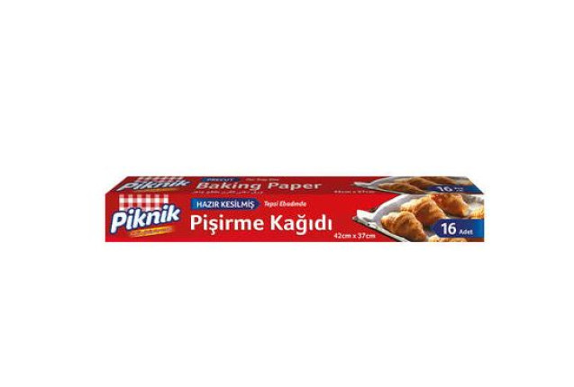 Piknik Pre-Cut Baking Paper (16 pcs) x 24