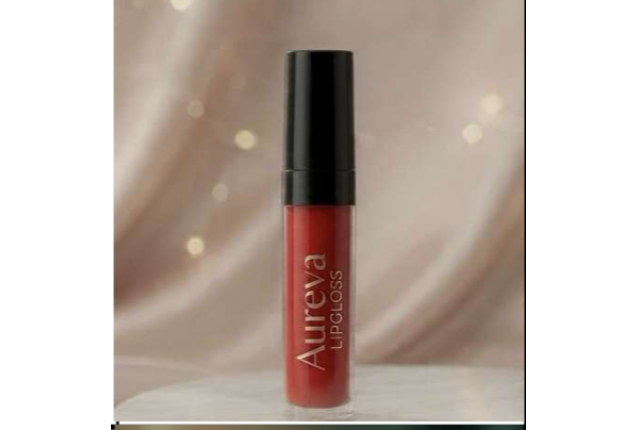 Aureva Luxury Lip Gloss Crimson Red