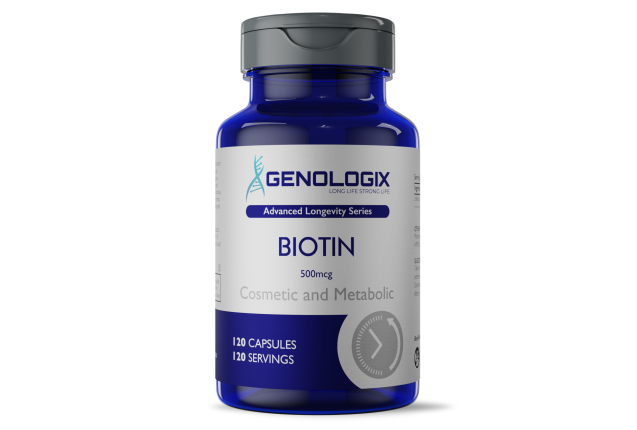 Biotin 500mcg (120 capsules) x  1