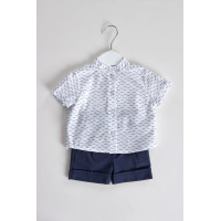 Shorts + Printed Blouse Boy