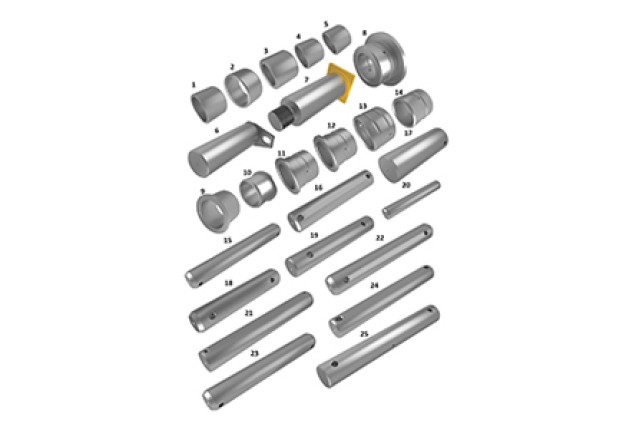 BUSHING KIT 750 REAR PHASE 2KIT-750 REAR PHASE 2 x  1