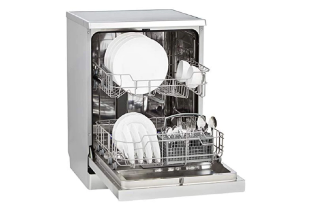 Royal SEMI-BUILT FREE STANDING DISHWASHER - Model(RBDW12-7S) -With Two Cutlery Drawer,