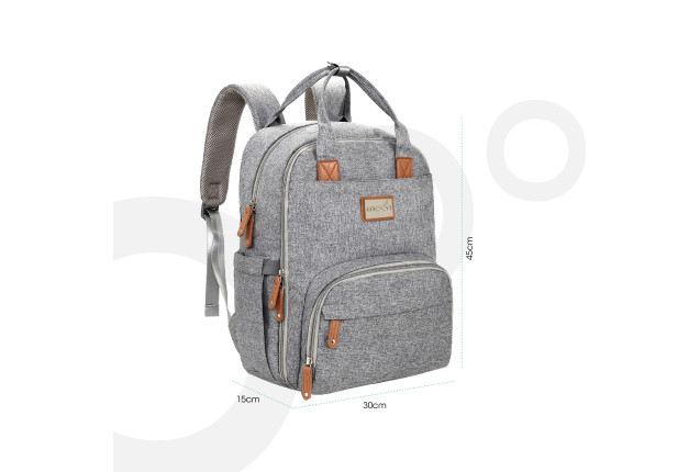 MOON KaryMe -Diaper Backpack- Grey