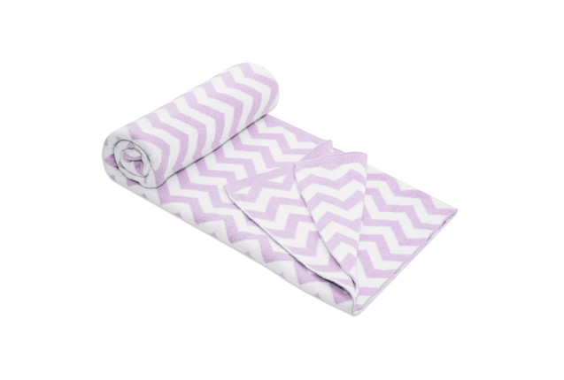 MOON Mellow stretchy Knitted Baby Blanket - Pink