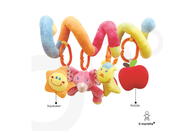 MOON Spiral Activity Toy - Animals x  1